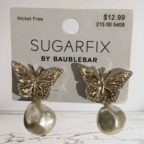 Jewelry - Sugarfix by BaubleBar Butterfly Earrings 1599 1600